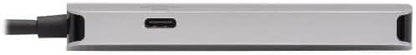 TRIPP LITE Three USB-A Ports USB-C Hub, USB 3.2 Gen 1, 5 Gbps Data Transfer, 100W Power Delivery Charging 20V 5A, Gigabit Network Port, Sturdy Aluminum Housing, 3-Year Warranty (U460-003-3AGALC)