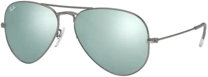Ray-Ban RB3025 Metal Aviator Sunglasses For Men For Women +BUNDLE with ACCESSORY EYEWEAR KIT
