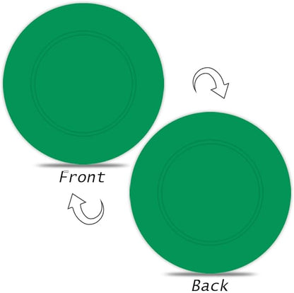 500 Custom Poker Chips Plastic Tokens,40mm/1.57in Diameter,Imprint Full-Color with Your Logo,Text or Images for Drink Bar,Wedding,Event,Company Advertise