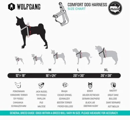 Wolfgang Heavy Duty Adjustable Dog Harness, Pull-Tested for Walking & Training, MarbleSwirl Print, Small