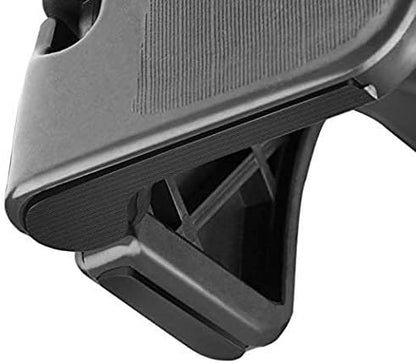 ACSTEP Folding Step Stool with Back Support for Kids,9" Kids Step Stool for Outdoor or Indoor Kitchen Step Stools and Bathroom Stool for Toddlers Boys Girls - Black