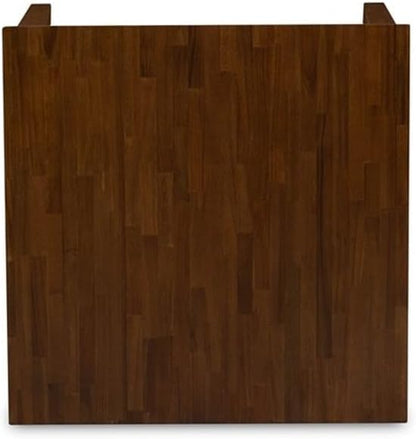 East West Furniture OXSI3-AWA-04 3 Piece Dining Set Includes a Square Dining Room Table and 2 Parson Kitchen Chairs, 36x36 Inch, Antique Walnut