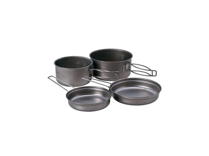 Snow Peak Titanium Camping Cook Set for Backpacking & Outdoor Cooking