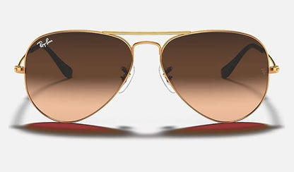 Ray-Ban RB3025 Metal Aviator Sunglasses For Men For Women +BUNDLE with ACCESSORY EYEWEAR KIT