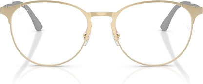 Ray-Ban Unisex Rx6375 Round Prescription Eyeglass Frames