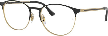 Ray-Ban Unisex Rx6375 Round Prescription Eyeglass Frames