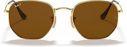 Ray-Ban unisex-adult Rb3548n Hexagonal Flat Lens Hexagonal Sunglasses