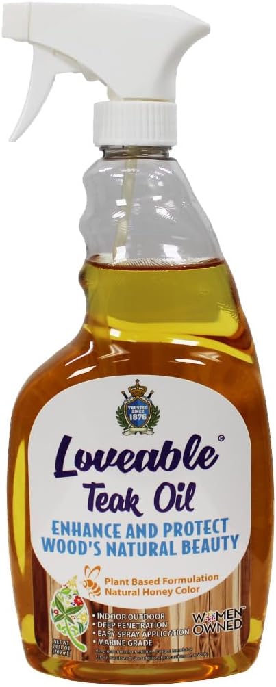 EcoDecors Loveable 24 oz Spray Bottle Teak Oil