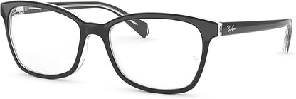 Ray-Ban unisex-adult Rx5362 Square Prescription Eyeglass Frames