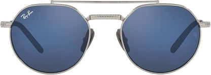 Ray-Ban Unisex Rb8265 Jack II Titanium Round Sunglasses