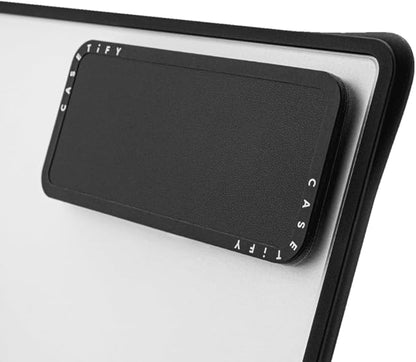 CASETiFY Snappy Laptop Phone Mount [Compatible with Magsafe] - Bibo Bichon Cherry with Bow - Black/Beige