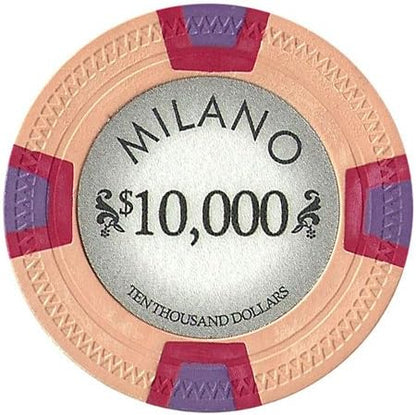 PS Full Clay Milano 10gm Poker Chip Sample Set - 12 New Chips!
