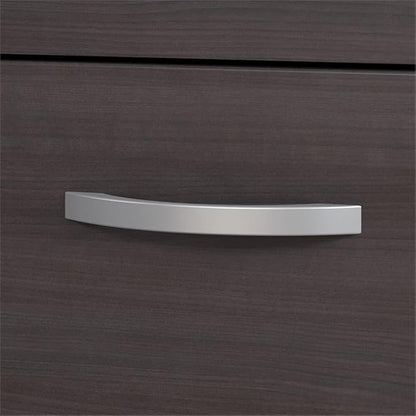 Bush Business Furniture Studio C 2 Drawer Lateral File Cabinet in Storm Gray - Assembled, Locking Document Storage for Home or Professional Office