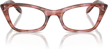 Ray-Ban Women's RX5499 Lady Burbank Cat Eye Prescription Eyewear Frames