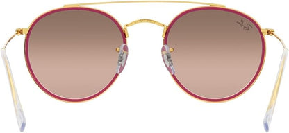 Ray-Ban Unisex Rb3647n Double Bridge Round Sunglasses