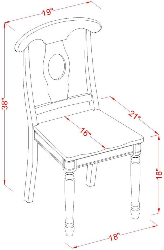 East West Furniture MZKE3-LWH-W 3 Piece Kitchen Table & Chairs Set Contains a Rectangle Dining Table with Dropleaf and 2 Dining Room Chairs, 36x54 Inch, Linen White