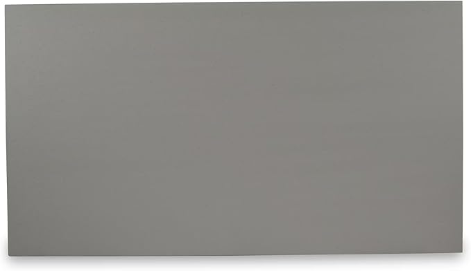 East West Furniture V097VE005-7 7 Piece Modern Dining Table Set Consist of a Rectangle Wooden Table with V-Legs and 6 Grey Linen Fabric Parson Dining Chairs, 40x72 Inch, Multi-Color