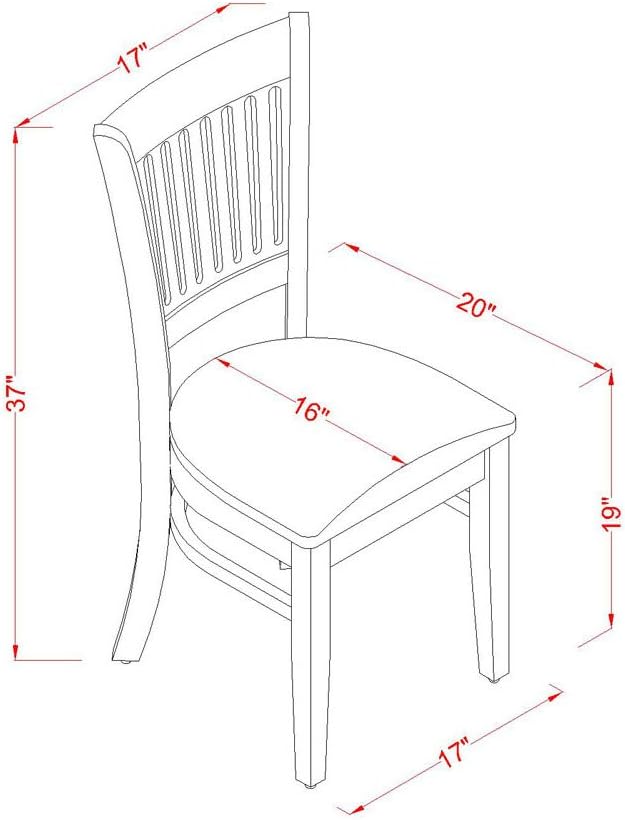 East West Furniture VAVA5-LWH-C 5 Piece Dinette Set for 4 Includes an Oval Dining Table with Butterfly Leaf and 4 Linen Fabric Dining Room Chairs, 40x76 Inch, Linen White