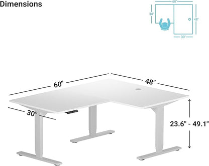 Standing Desk: FLT-05, DT-3030-WW, DT-4830-WW, DA-10-Black