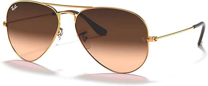 Ray-Ban RB3025 Metal Aviator Sunglasses For Men For Women +BUNDLE with ACCESSORY EYEWEAR KIT