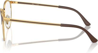 Ray-Ban Unisex Rx6375 Round Prescription Eyeglass Frames