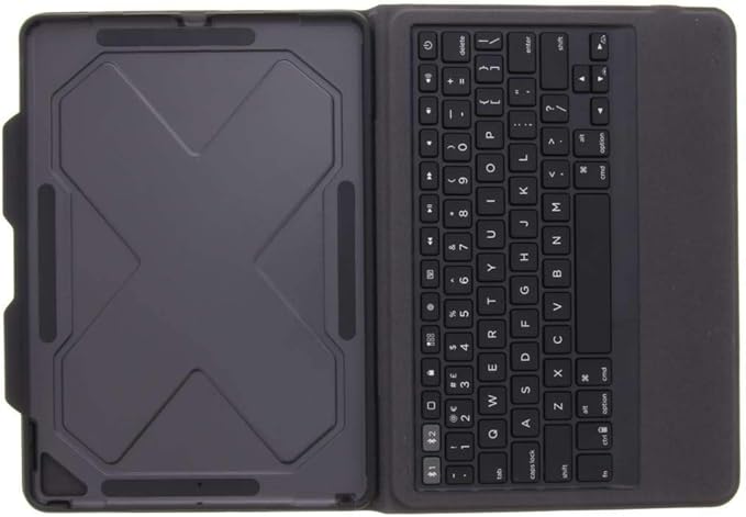ZAGG Rugged Messenger for iPad Pro 10.5" & Pad Air 10.5" (Gen 3) - 7 Color Backlit Case and Bluetooth Keyboard - Black