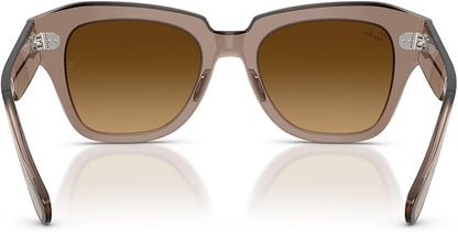 Ray-Ban Unisex Rb2186 State Street Square Sunglasses