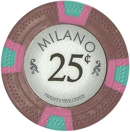 PS Full Clay Milano 10gm Poker Chip Sample Set - 12 New Chips!