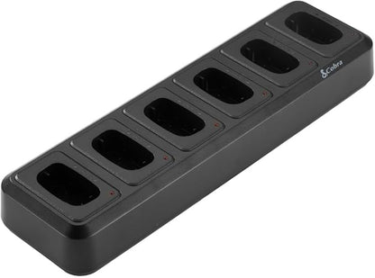Cobra PX Professional Walkie Talkie 6-Way Dock Charging Station with UBS Charging Cable - Desktop Portable Charger, Compatible with PX650 Business Models