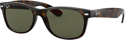Ray-Ban RB2132 New Wayfarer Polarized Square Sunglasses