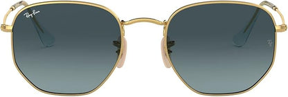 Ray-Ban unisex-adult Rb3548n Hexagonal Flat Lens Hexagonal Sunglasses