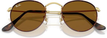 Ray-Ban Unisex Rb3447 Round Metal Round Sunglasses