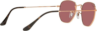 Ray-Ban unisex-adult Rb3548n Hexagonal Flat Lens Hexagonal Sunglasses