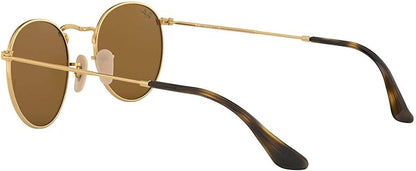 Ray-Ban Unisex Rb3447n Round Flat Lens Round Sunglasses
