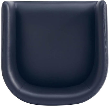 Manhattan Comfort Louvre 26 Inch Mid Century Modern Counter Height Bar Stools - Elegant Faux Leather Padded Seat, Stainless Steel Base with Footrest, Fully Assembled Barstools, Set of 3, Black & Gold