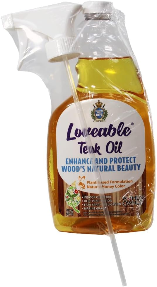 EcoDecors Loveable 24 oz Spray Bottle Teak Oil