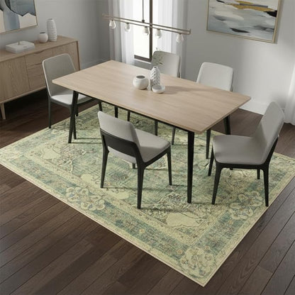 Muddy Mat짰 Majestic 3ft x 5ft Washable Area Rugs for Living Room, Bedroom & Dining Room ??Modern Soft Low Pile Non Slip Carpet ??Pet Friendly Waterproof Foldable Rugs for Home
