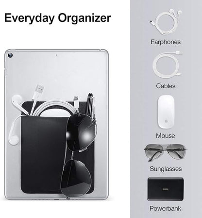 ESR Portable External Hard Drive Carrying Case, Pouch Holder for Computer Accessories, Sleeve Storage Organizer for Battery Pack, Wireless Mouse, Cables, and Earphones - Black