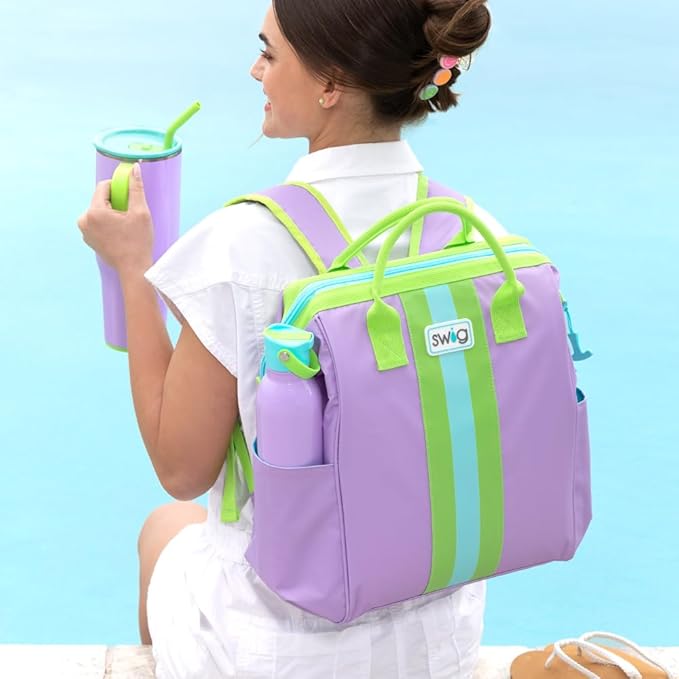 Swig Life Packi Backpack Cooler, Insulated Cooler, Waterproof Beach Bag, 24 Cans, Lightweight Insulated Coolers