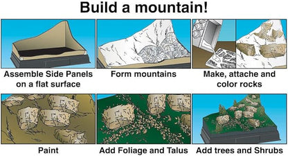 Woodland Scenics Diorama Kit, Mountain