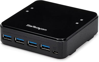 StarTech.com USB 3.0 Peripheral Sharing Switch - 4 USB 3.0 (5Gbps) x 4 Computers - Mac / Windows / Linux - USB A/B Switch - USB Switch (HBS304A24A)