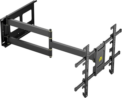 FORGING MOUNT Long Arm TV Wall Mount for 42-90 Inch TVs up to 150 lbs, 36 Inch Extension Full Motion Articulating Wall Mount with Height Setting, Swivel and Tilt, VESA 600x400mm, 8"/12"/16" Wood Studs