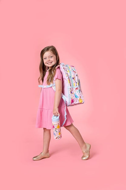 Simple Modern Medium Disney Toddler Backpack for School Girls and Boys | Kindergarten Elementary Kids Backpack | Fletcher Collection | Kids - 15" tall | Minnie Mouse Fun