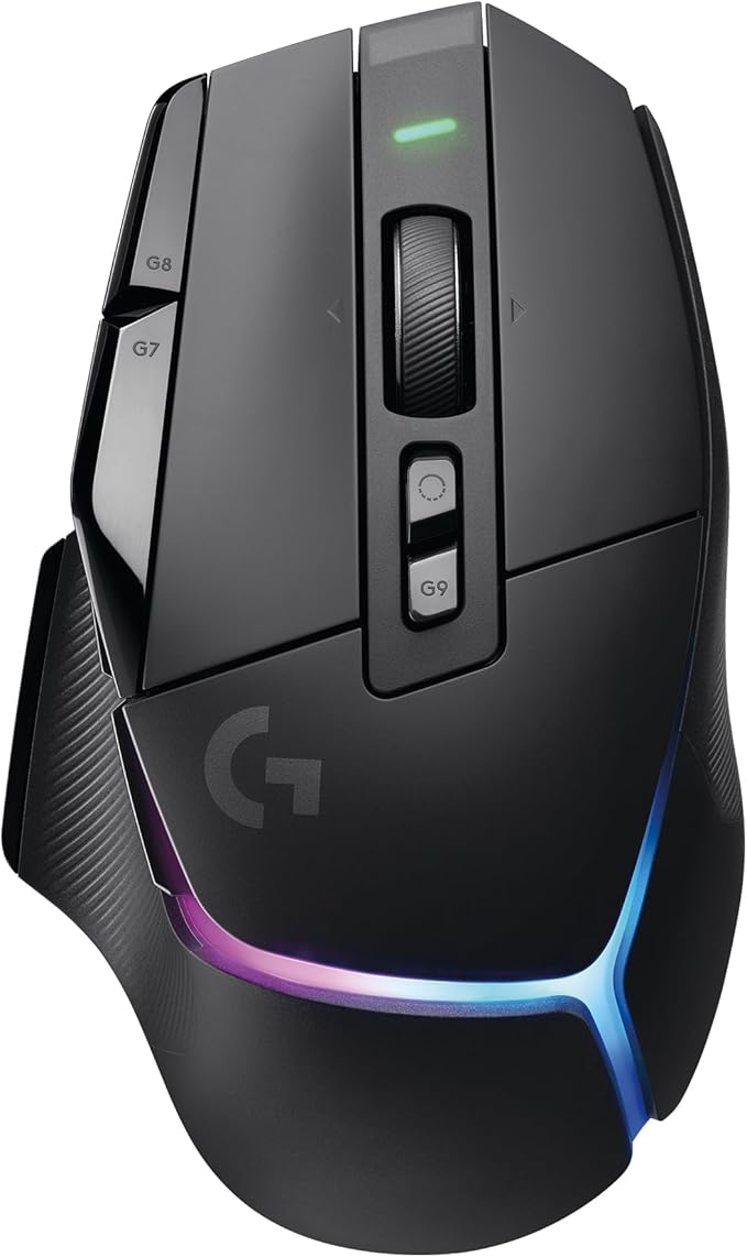 Logitech G502 X Plus Lightspeed Wireless RGB Gaming Mouse - Optical Mouse with LIGHTFORCE Hybrid switches, LIGHTSYNC RGB, Hero 25K Gaming Sensor, Compatible with PC - macOS/Windows - Black