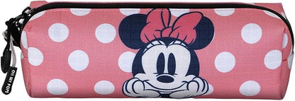 Minnie Mouse Closer-Fan Square Pencil Case 2.2, Pink, 22 x 9 cm, Pink, One Size, FAN 2.2 Square Pencil Case Closer