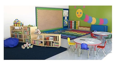 Learniture Structure Series School Chairs, 14" Seat Height, Green, LNT-114-CSW-GN (Pack of 4)