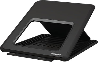 Fellowes Breyta Laptop Stand for The Home and Office, 12 Height Adjustments, 15" Monitor Size- Black