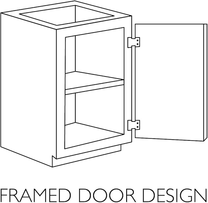Design House Brookings Shaker Unassembled Wall Kitchen Cabinet W3324, 33 W x 12 D x 24 H, Painted White with Sherwin Williams®, Solid Wood – Design House, 561605