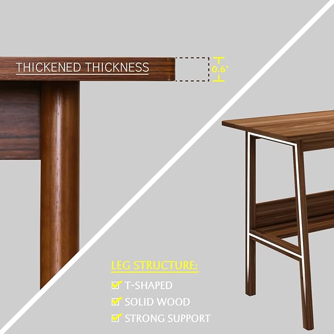 2-Person Writing Desk with Bookshelf - 110" Wooden Extra Long Home Office Work Table, Double Study Computer Workstation with Storage Shelves in Walnut, 110" W x 24" D