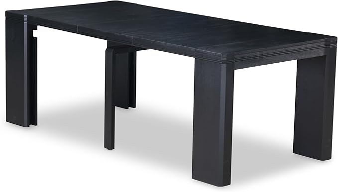 X02X2-2C6-30 4-pc Dining Room Table Set a Rectangular Kitchen Table and a wooden Bench and 2 Wire Brushed Black Polyester Stackable Chair, 39x120 Inch, Wire Brushed Black